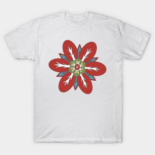 Kopie von Kopie von Kopie von Kopie von Kopie von Kopie von Kopie von Kopie von colorful circles | green and coral T-Shirt